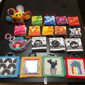 Baby Sensory Book/Toy Lot